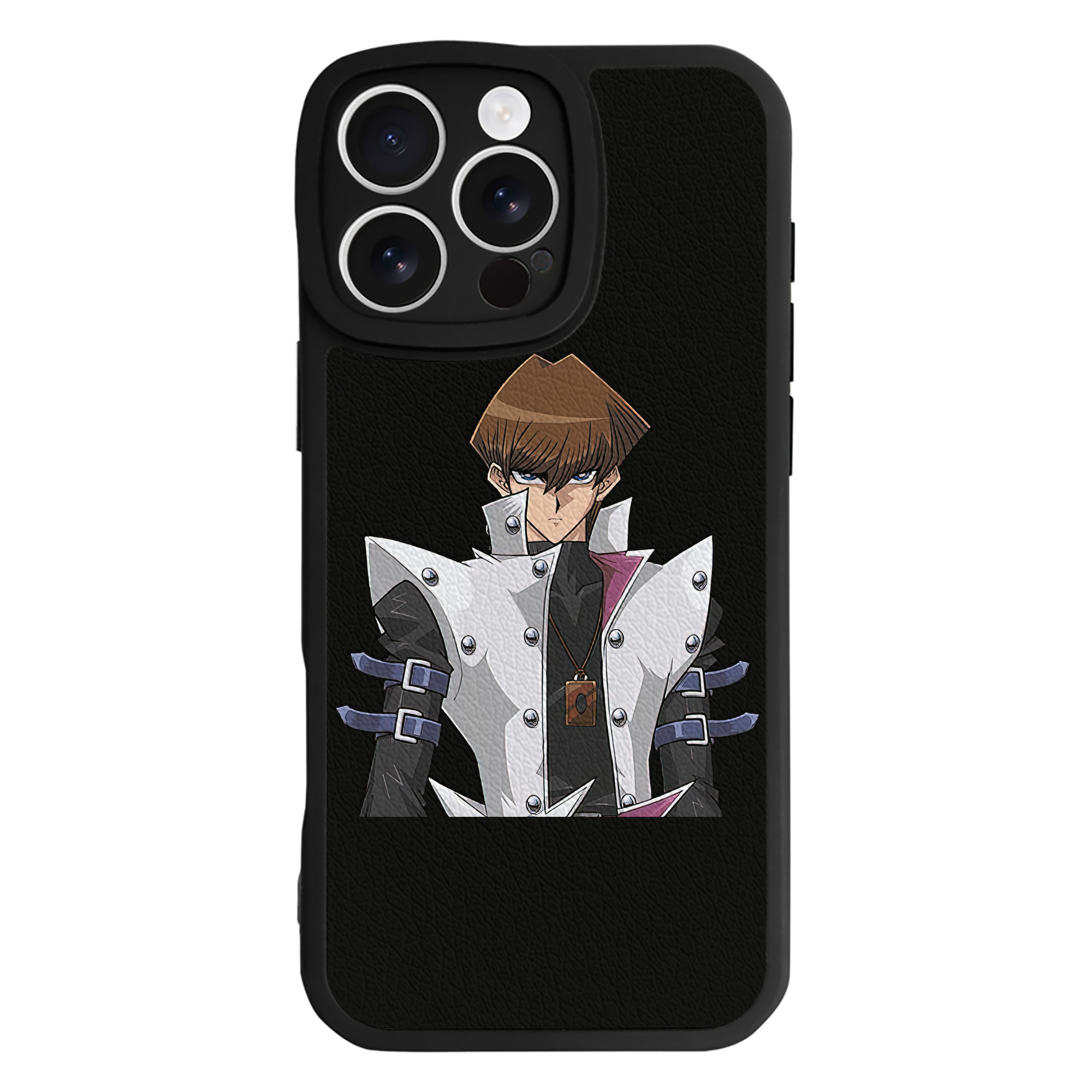 遊☆戯☆王 Yu-Gi-Oh! 【iPhone 16シリーズ対応】シリコンスマホケース（レザー調） 材質：シリコン